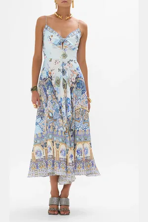 Camilla Long Dress with Tie Front Al Manial Palace Memoirs, S