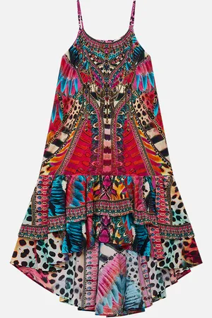 Camilla Kids Tiered Hi-Lo Party Dress 12-14 Sahara Supernatural, 12