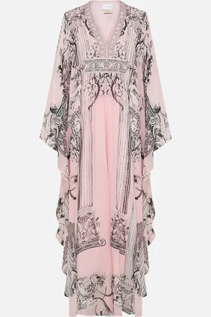 Camilla Long Kaftan with Waist Detail Cave of Wonders, O/S