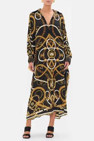 Camilla Wing Collar Kaftan Coast to Coast, L/XL