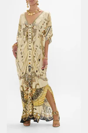 Camilla Kaftan with Front Tab Detail Gateway to the Afterlife, O/S