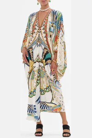 Camilla T Shape Long Kaftan Valley of the Queens, O/S
