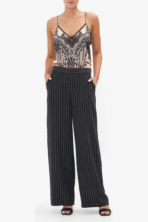 Camilla Straight Leg Relaxed Trouser Curtain Call Chaos, S