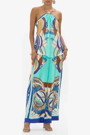 Camilla Relaxed Panel Pant Oasis Oracle, L