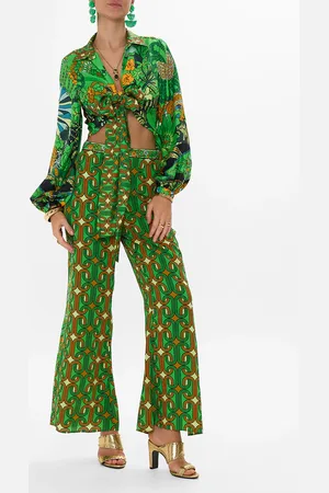 Camilla Cropped Wrap Shirt Good Vibes Generation, XL