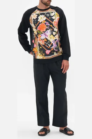Camilla Contrast Panel Crew Neck Sweater Secret History, S