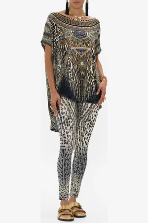 Camilla Loose Fit Tee Cat Worship, 3XL