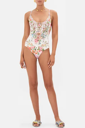 Camilla Scoop Neck One Piece with Buttons Sew Yesterday, M