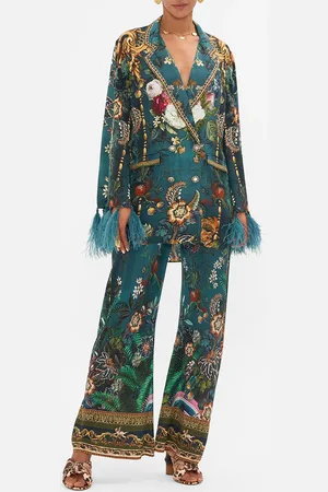 Camilla Flared Sleeve Double Breasted Jacket Verdis World, M