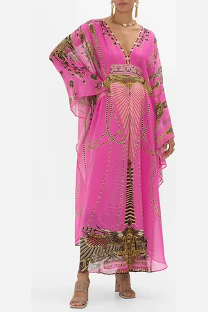 Camilla Long Kaftan with Waist Detail Song of the Scarab, O/S
