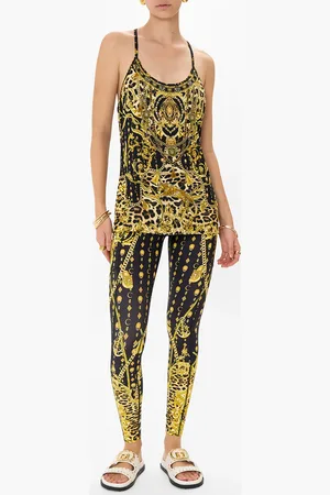 Camilla Active Neat Fit Tank Top with O Ring Nouveau Nature, S