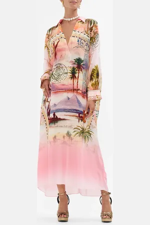 Camilla Wing Collar Kaftan Millas Got Mail, S/M