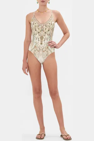 Camilla Scoop Neck One Piece Ivory Tower Tales, S
