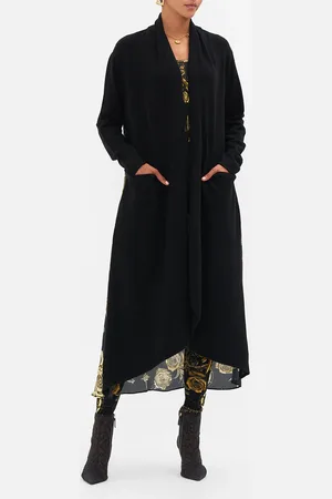 Camilla Knitted Casual Jacket with Silk Back So Says the Oracle, L/XL