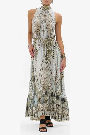 Camilla Necktie Dress with Elasticated Waist Sahara Starlet, 3XL
