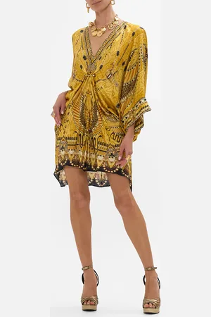 Camilla Pierced V Neck Short Kaftan Valley of the Kings, O/S