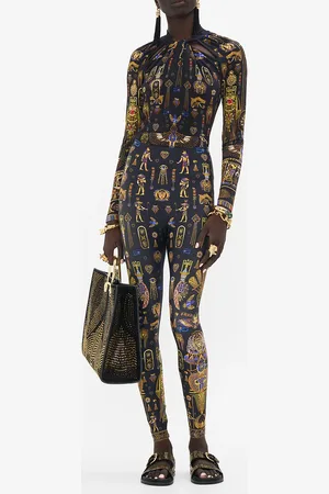 Camilla Lustre Printed Legging Cartouche Kingdom, L