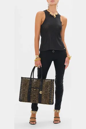 Camilla Crew Neck Knit Cami - Nouveau Noir, M/L
