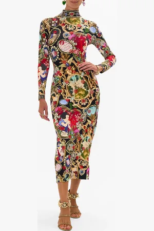 Camilla Turtleneck Jersey Dress Happily Ever After, S