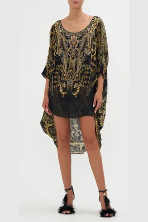Camilla Scoop Back Hem Dress the Night is Noir, 3XL/4XL