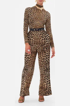 Camilla Velvet Straight Leg Relaxed Trouser Soul of a Star Gazer, S