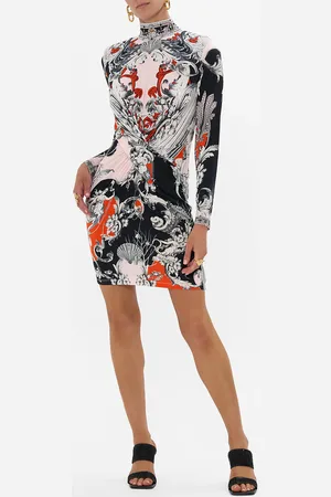 Camilla Cross Front Mini Dress Mark of Medusa, XL