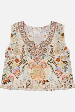 Camilla Kids Crop with Frill Hem 4-10 in Honour of Heirlooms, 6