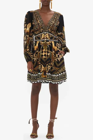 Camilla Curved Waistband Short Dress Duomo Dynasty, 3XL