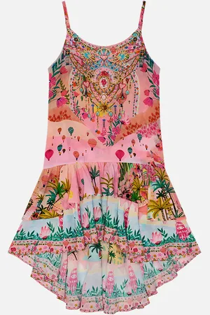 Camilla Kids Tiered Hi-Lo Party Dress 4-10 Sister Sunset, 10