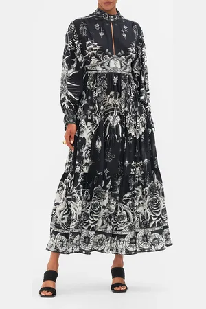 Camilla Shaped Waistband Dress with Tiered Skirt Tales of Tattoo, XL