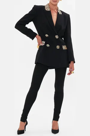 Camilla Tailored Double Breasted Jacket Standing Ovation, L