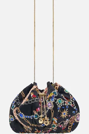 Camilla Drawstring Pouch with Chain Strap Happily Ever After, O/S