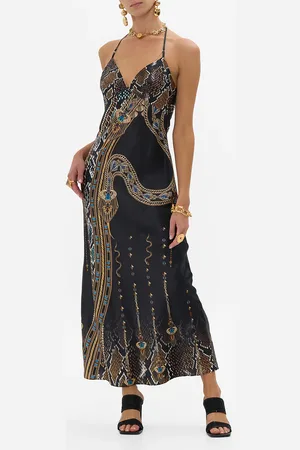 Camilla Chain Detail Slip Dress Call Me Cleopatra, S