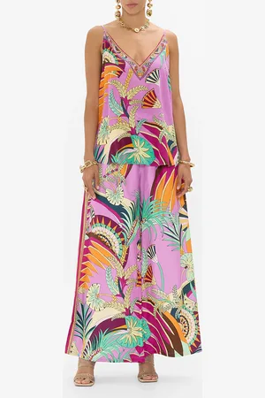 Camilla V Neck Cami Giza Goddess, S
