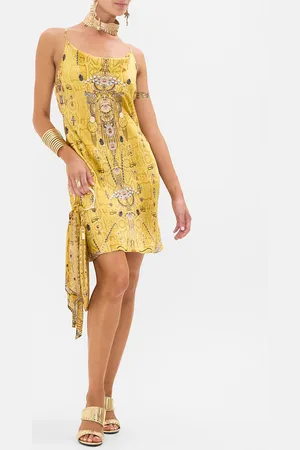 Camilla Short Bias Slip Dress with Low Back Valley of the Kings, L