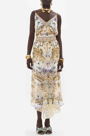 Camilla Curved Hem Pant Palazzo Play Date, O/S