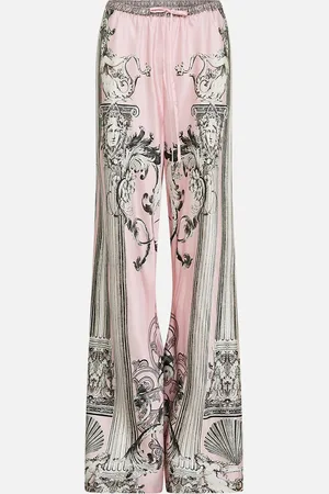 Camilla Bias Cut Drawstring Pant Cave of Wonders, L