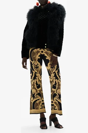 Camilla Velvet Jacket with Fur Panels Magic in the Manuscripts, L
