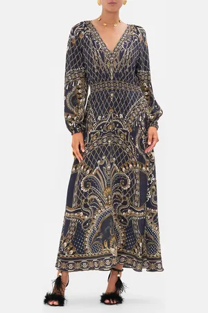 Camilla Raglan Shirred Waist Dress Dance with the Duke, S