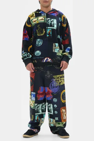 Camilla Relaxed Dropped Crotch Pant Landmarks and Love Letters, S