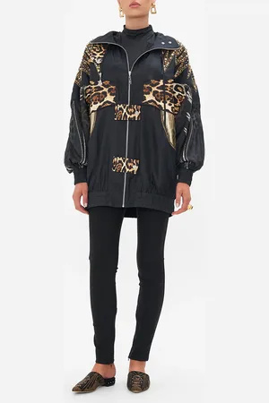 Camilla Panelled Yoke Parka Chaos in the Cosmos, M