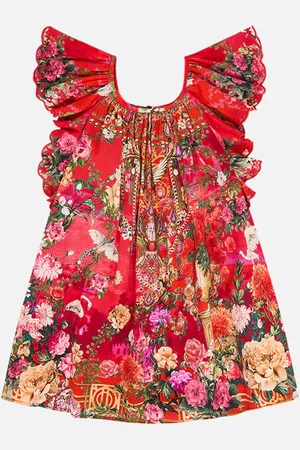 Camilla Kids Frill Sleeve Top 4-10 Sweet Home Alexandria, 10