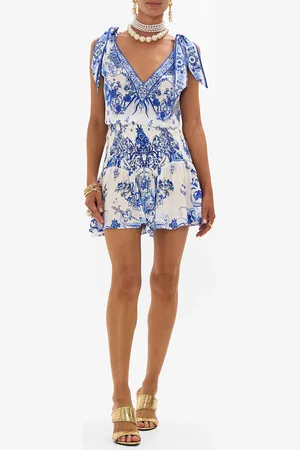 Camilla Scarf Tie Top Immortal Ink, L