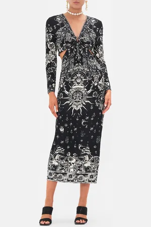 Camilla Cut Out Jersey Dress with Hardware Tales of Tattoo, L
