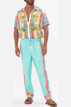 Camilla Straight Leg Elasticated Waist Pant Sail Away with Me, M