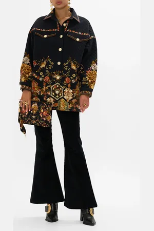 Camilla Quilted Shacket Stitched in Time, M