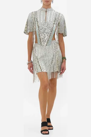 Camilla Beaded Gilet Sahara Starlet, L