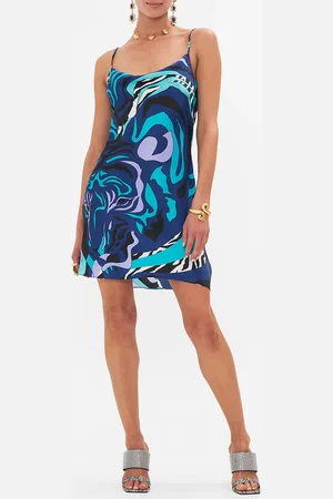 Camilla Short Bias Slip Vividly Venice, M