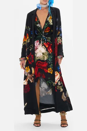 Camilla Cuffed Side Split Coat a Still Life, M