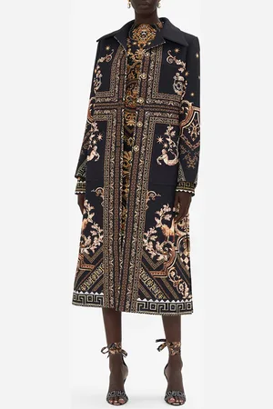 Camilla Long Button Front Coat Duomo Dynasty, XL